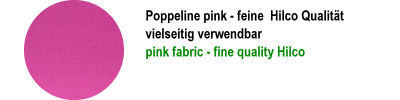 Uni Popeline pink